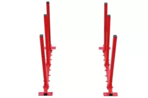 Image of Power-TEC 92321 Folding Bumper Rack - Wall Mounted