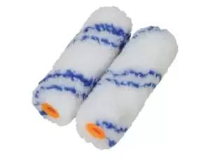 image of Faithfull FAIRMINI2FLO Flock Foam Mini Roller Refill (Pack 2)