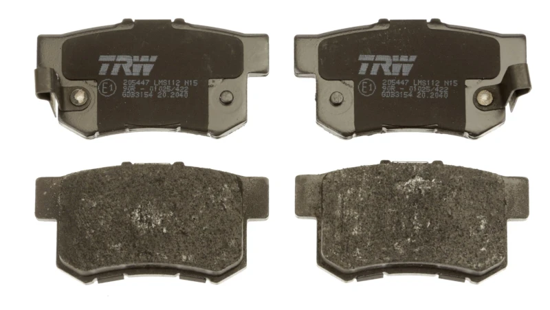 Image of TRW GDB3154 Brake pad set with acoustic wear warning Brake Pad Set,disc brake (402)