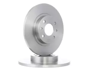 Image of RIDEX Brake disc Solid 82B0069 Brake rotor,Brake discs FIAT,ALFA ROMEO,CHRYSLER,500 (312),PUNTO (188),500 C (312),Panda Schragheck (312_, 319_)