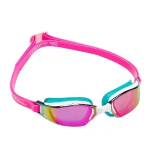 image of Aqua Sphere Phelps XCEED Titanium Mirror Goggles - Pink