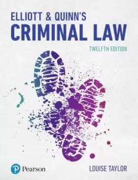 Image of Elliott and Quinn's criminal law - Louise Taylor - Paperback - Used