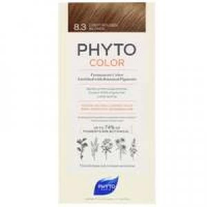 Image of PHYTO COLOR: Permanent Hair Dye Shade: 8.3 Light Golden Blonde
