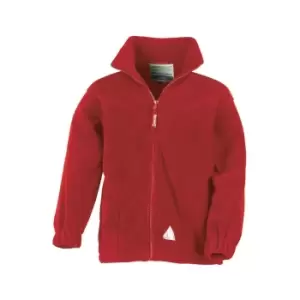 Image of Result Childrens/Kids Full Zip Active Anti Pilling Fleece Jacket (12/14) (Red)