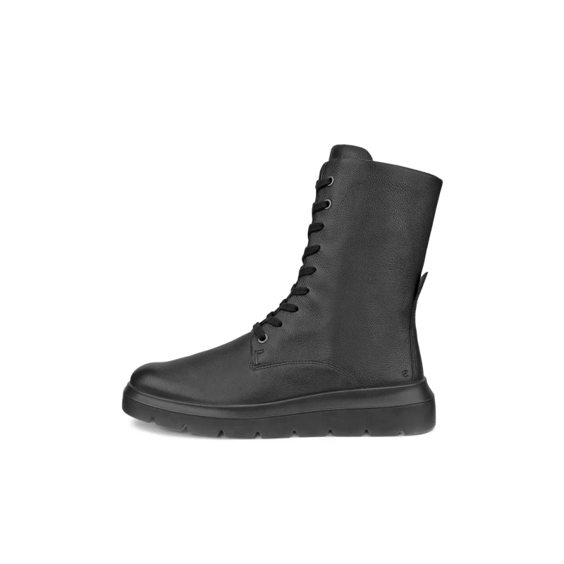 Image of Ecco Nouvelle 216213 Leather Womens Ankle Boots - Black - Size:UK 5-5.5