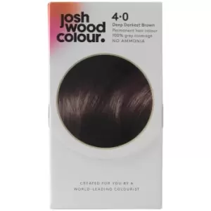 image of Josh Wood Colour 4 Deep Dark Brown Colour Kit