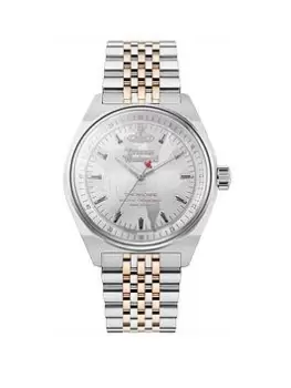 image of Vivienne Westwood Lady Sydenham Ladies Quartz Watch With Silver Dial & Two Tone Stainless Steel Bracelet