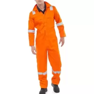 image of FR Burgan Boilersuit Anti-static Orange - Size 38