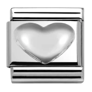 Image of Nomination CLASSIC Silvershine Symbols Heart Charm 330106/01