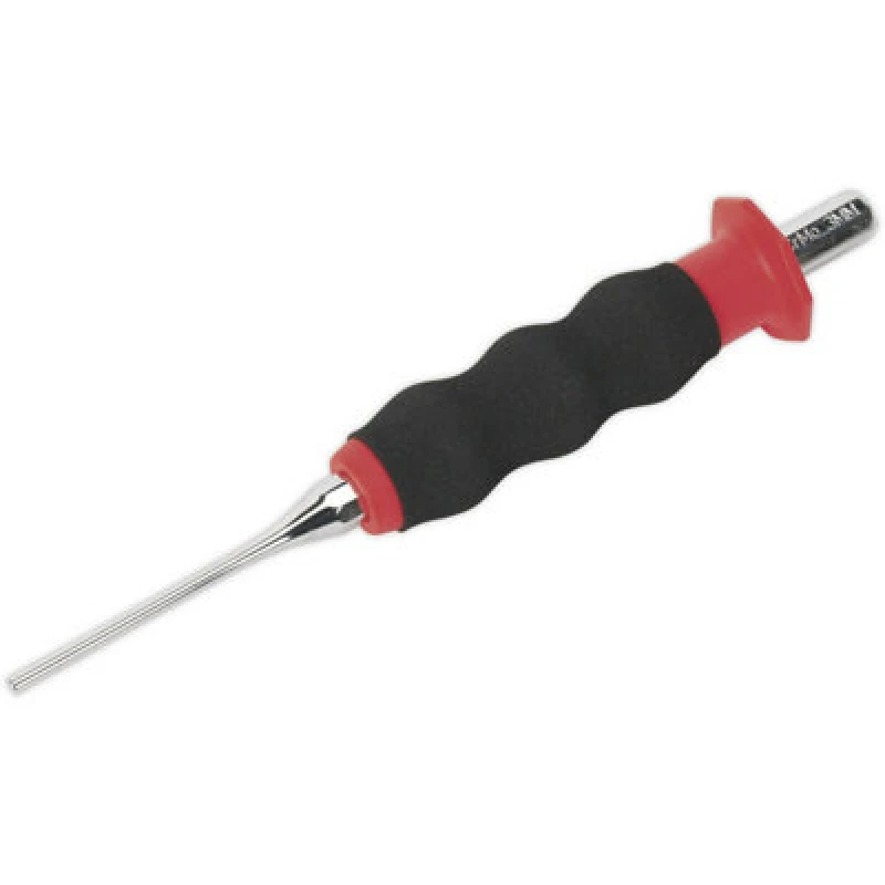 Image of Loops 3mm Sheathed Parallel Pin Punch - Contoured Foam Grip - Chrome Molybdenum Steel Metallics