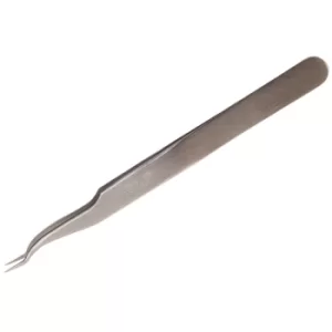 image of Bernstein 5-054 SMD Tweezers Curved Sharp Point 120mm