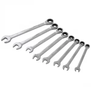Image of 8 Piece Metric Ratchet Spanner Set (8-19MM)