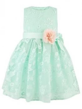 image of Monsoon Baby Girls Sylvie Dress - Mint