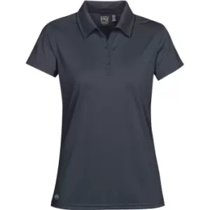 image of Stormtech Womens/Ladies Eclipse H2X-Dry Pique Polo (M) (Navy Blue)