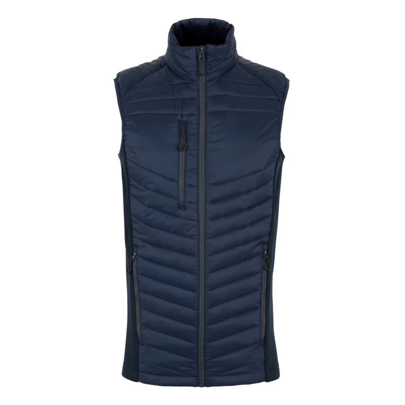 Image of Regatta Regatta Men Navigate' Hybrid Bodywarmer in Navy Size: Small Navy S Male 5063019156033