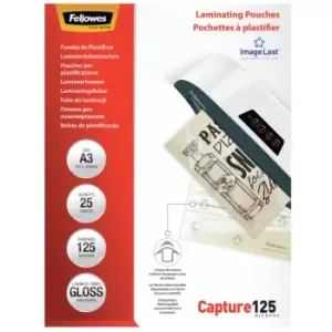 Image of Fellowes ImageLast A3 125 Micron Laminating Pouch - 25 pack