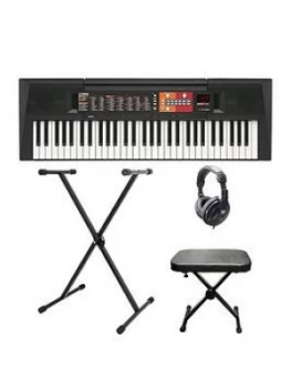 image of Yamaha Psr-F51 Portable Keyboard Package With Free Online Music Lessons