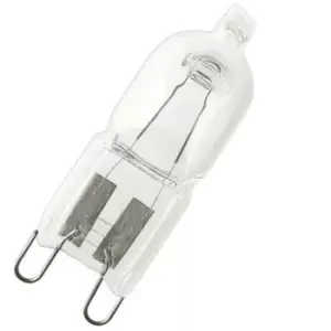 image of Halogen Oven G9 Capsule 25W Dimmable Halopin 2700K Warm White Clear 260lm Eco Replacement Light Bulb - Osram