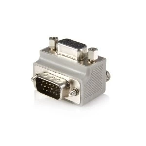 Image of Right Angle VGA to VGA Cable Adapter Type 1 MF