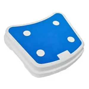 image of Stackable Bath Stepblue And White - Active Living Blue & White