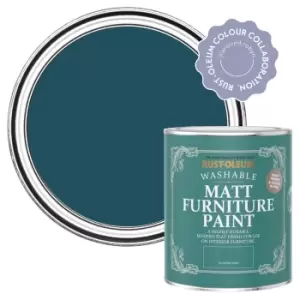 image of Rust-Oleum @Around.Robyn, Matt Furniture Paint - Commodore Blue - 750ml