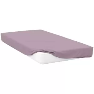 Image of Belledorm 400 Thread Count Egyptian Cotton Extra Deep Fitted Sheet (Kingsize) (Mulberry) - Mulberry