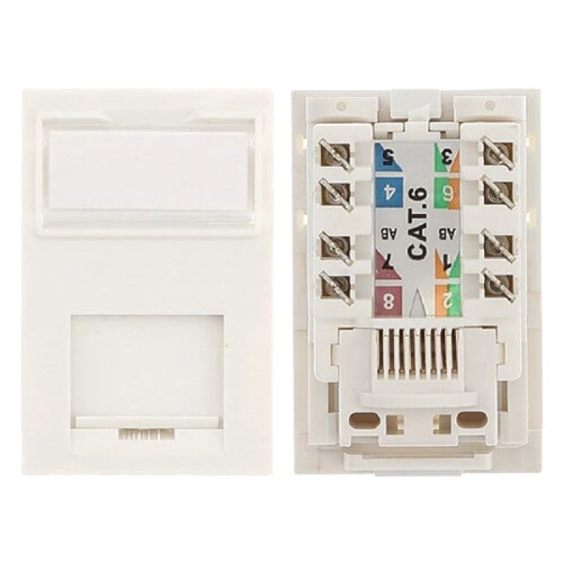 Image of Cablenet Cablenet Cat5e UTP Module LJ6C White 72-3654