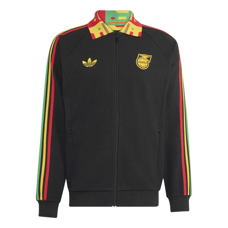 Image of Adidas Jamaica tracksuit jacket OG Anthem Coupe du Monde 2026 Noir Male M