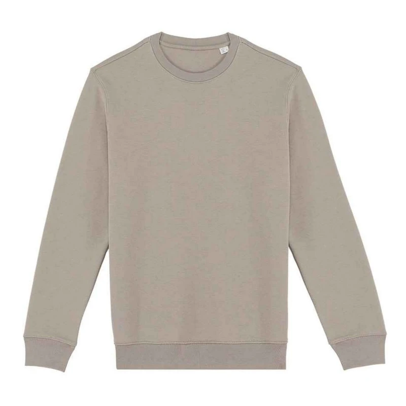 Image of Native Spirit Mens Crew Neck Sweatshirt in Beige Size: XS Beige Male XS