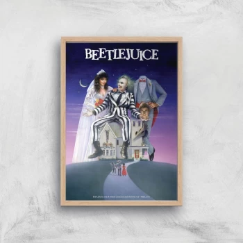 image of Beetlejuice Giclee Art Print - A2 - Wooden Frame