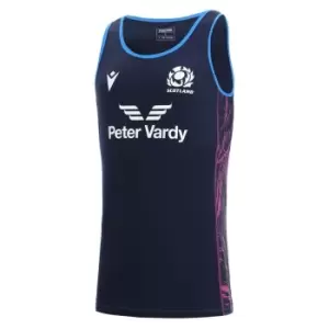 Image of Macron Scotland Singlet Mens - Blue