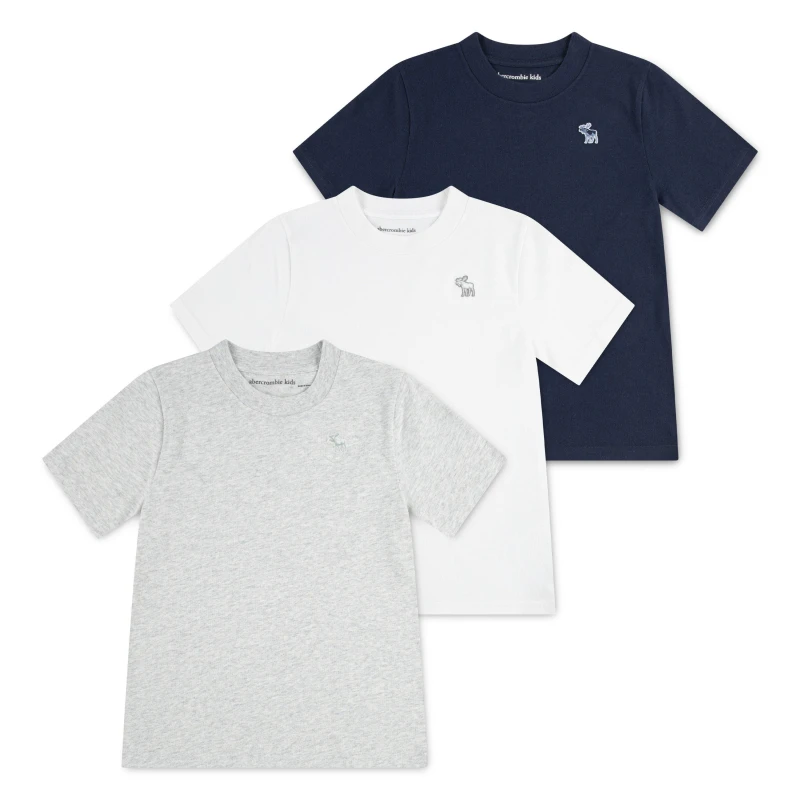 Image of Abercrombie and Fitch Kids Breathable Clothing Set Navy Blazer U3K male 11-12Y