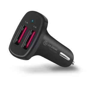 image of ALOGIC 2 Port USB-A Car Charger With Smart Charge