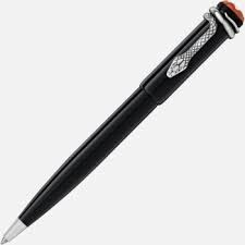 Image of Mont Blanc - Mont Blanc Heritage Collection Rouge Et Noir Special Edition Ballpoint Pen - Ballpoint Pens - Black
