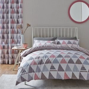 Image of Catherine Lansfield Scandi Geo Double Duvet Set
