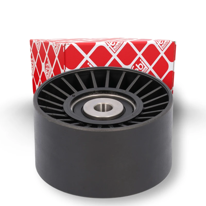 Image of FEBI BILSTEIN 11293 Tensioner Pulley with cap Plastic Tensioner Pulley,v-ribbed belt (310)