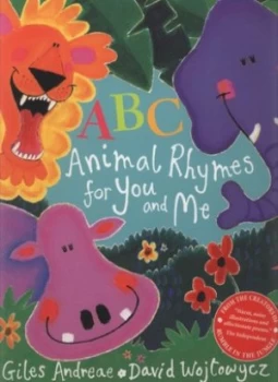 Image of Abc Animal Rhymes for You and Me by David Wojtowycz Paperback