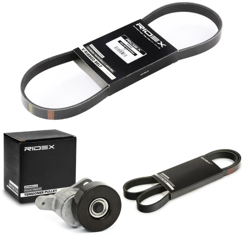 Image of RIDEX 542R0641 V-ribbed belt set V-Ribbed Belt Set (542)