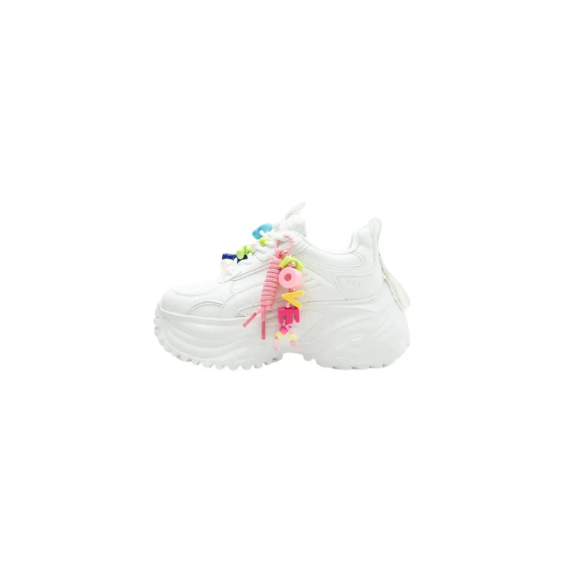 Image of Buffalo Womens wedge shoes Buffalo Turbo Fun Blanc Female 38