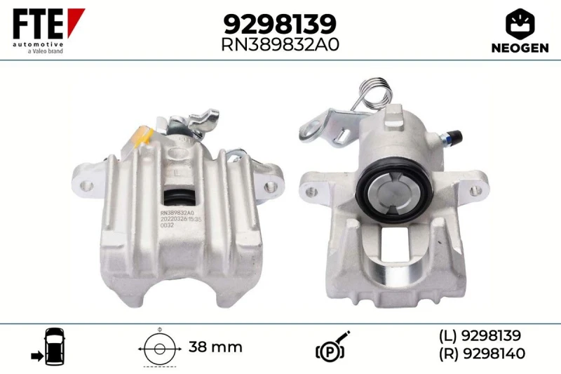 Image of Brake caliper FTE 9298139