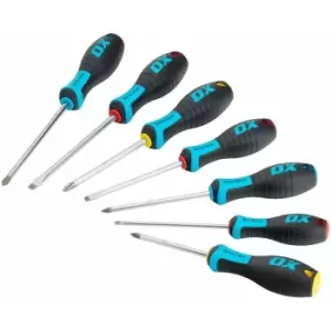 image of OX Pro 7 Piece Screwdriver Set - Card Display Box