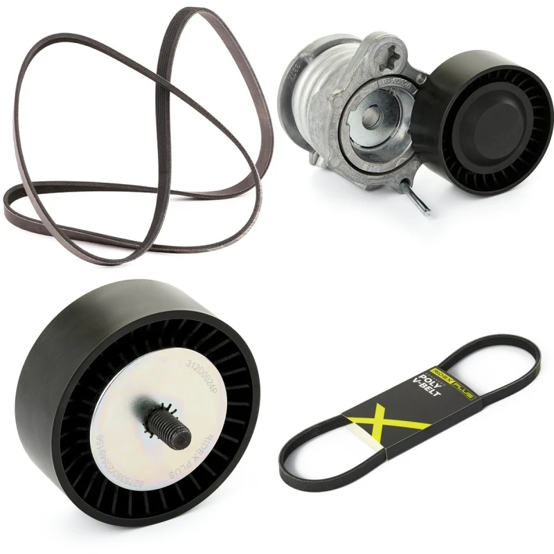 Image of RIDEX PLUS 542R1063P V-ribbed belt set V-Ribbed Belt Set (542)