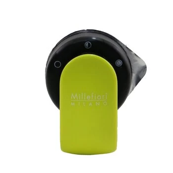 image of MillefioriGo Car Air Freshener - Sandalo Bergamotto (Lime Yellow Case) 4g/0.14oz