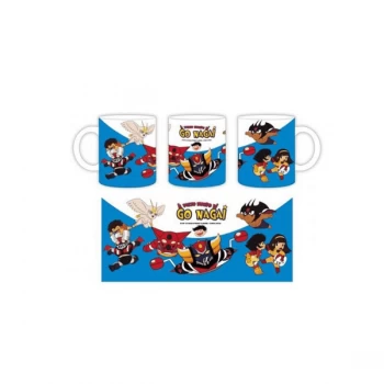 Image of Il Pazzo Mondo Go Nagai Blu Mug