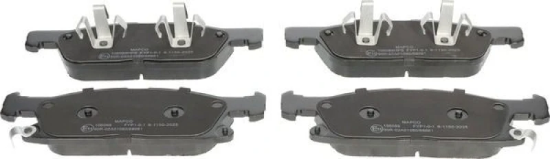Image of MAPCO 106089 Brake pad set Front Axle, with acoustic wear warning Brake Pad Set,disc brake (402)
