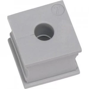 Image of Icotek KT 5 Cable grommet slotted Terminal max. 6mm Elastomer Grey