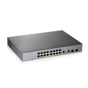 image of Zyxel GS1350-18HP Managed L2 Gigabit Ethernet (10/100/1000) Grey Power