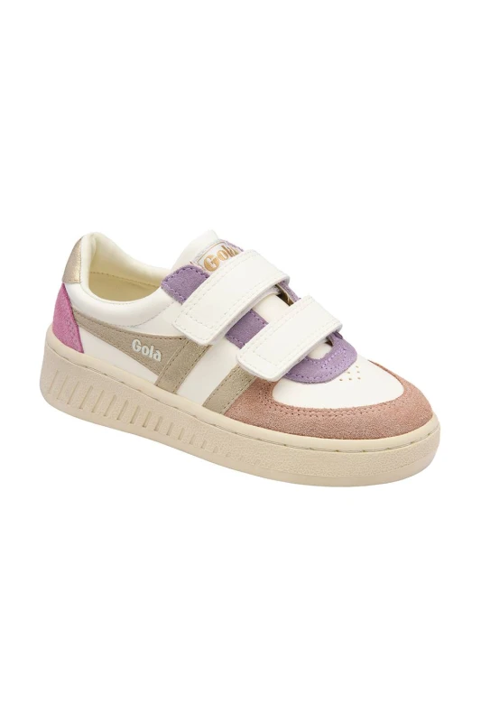 Image of Gola Children's Trainers Gola Grandslam Quadrant Blanc Unisex 34