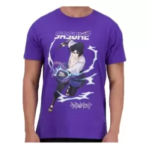 image of Naruto Shippuden T-Shirt Sasuke Size S