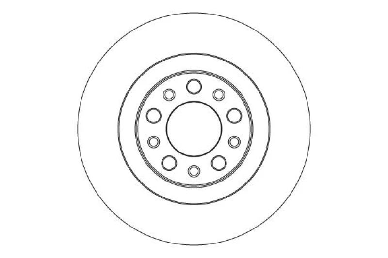 Image of Brake disc TRW DF3986